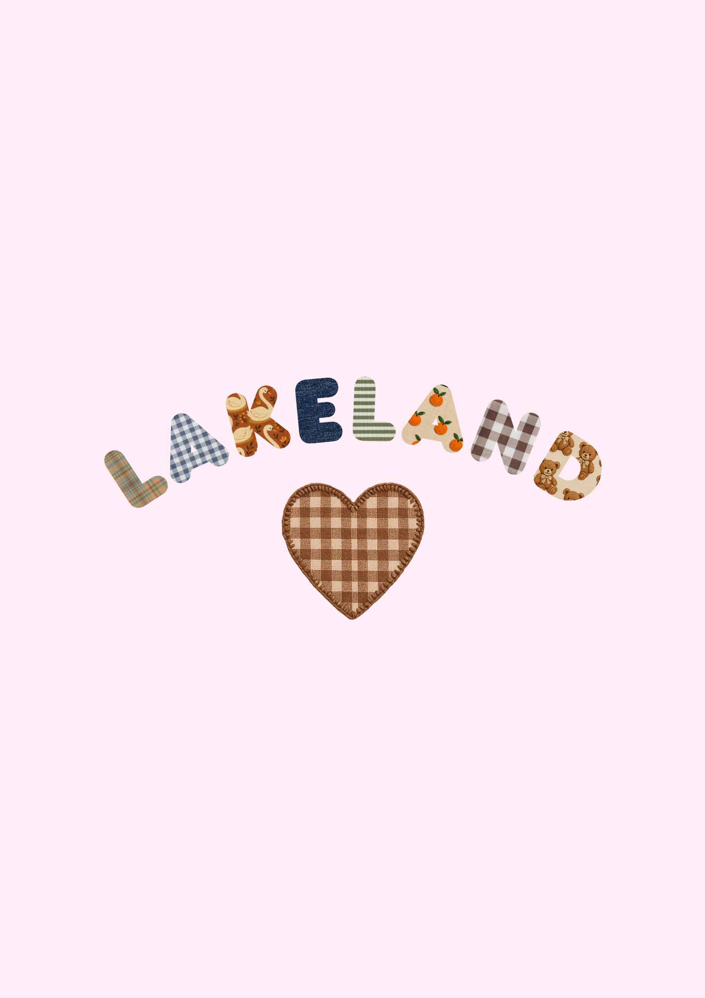 Lakeland Patchwork Lettering