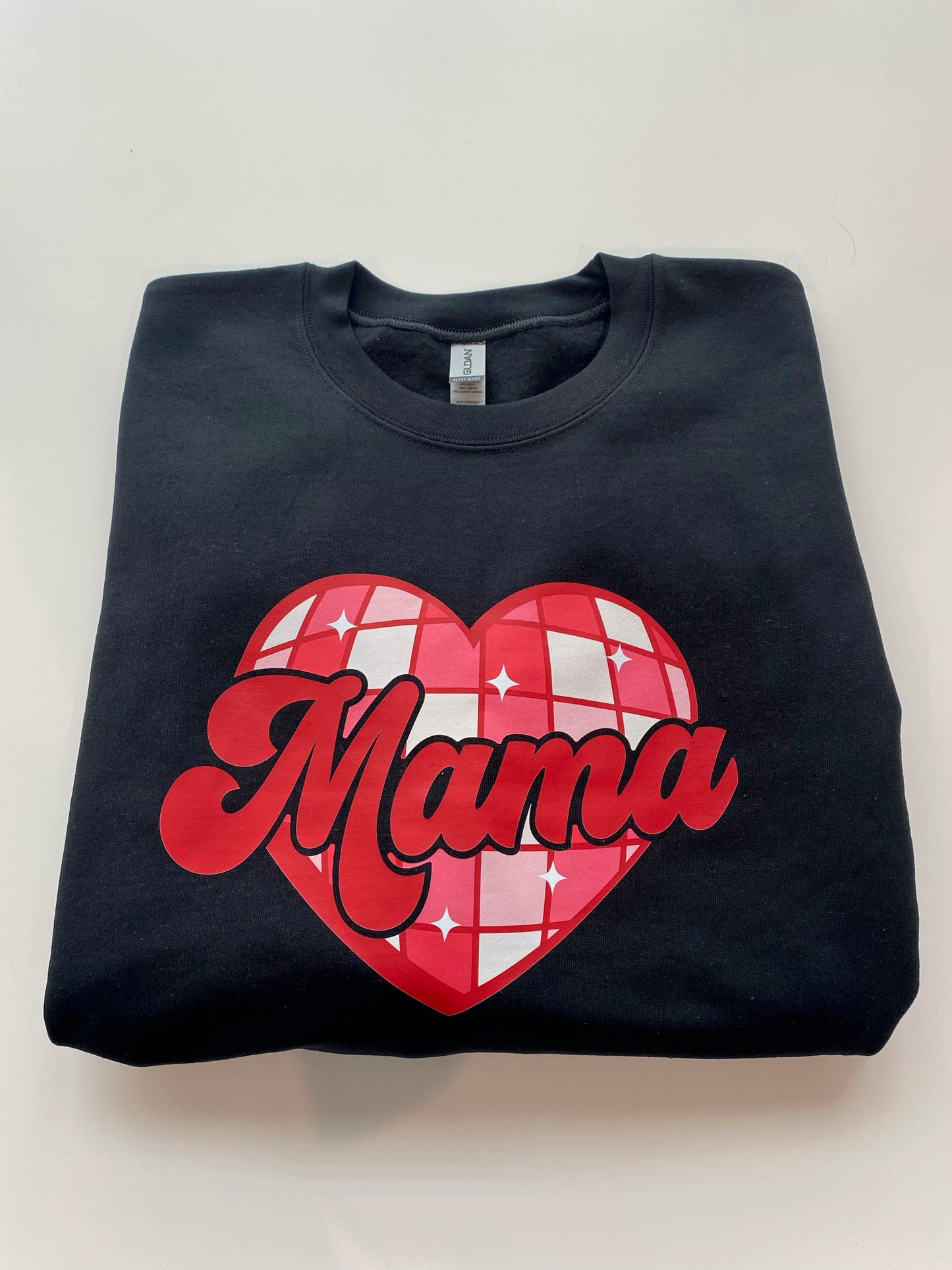 Mama Disco Heart Tee & Crew