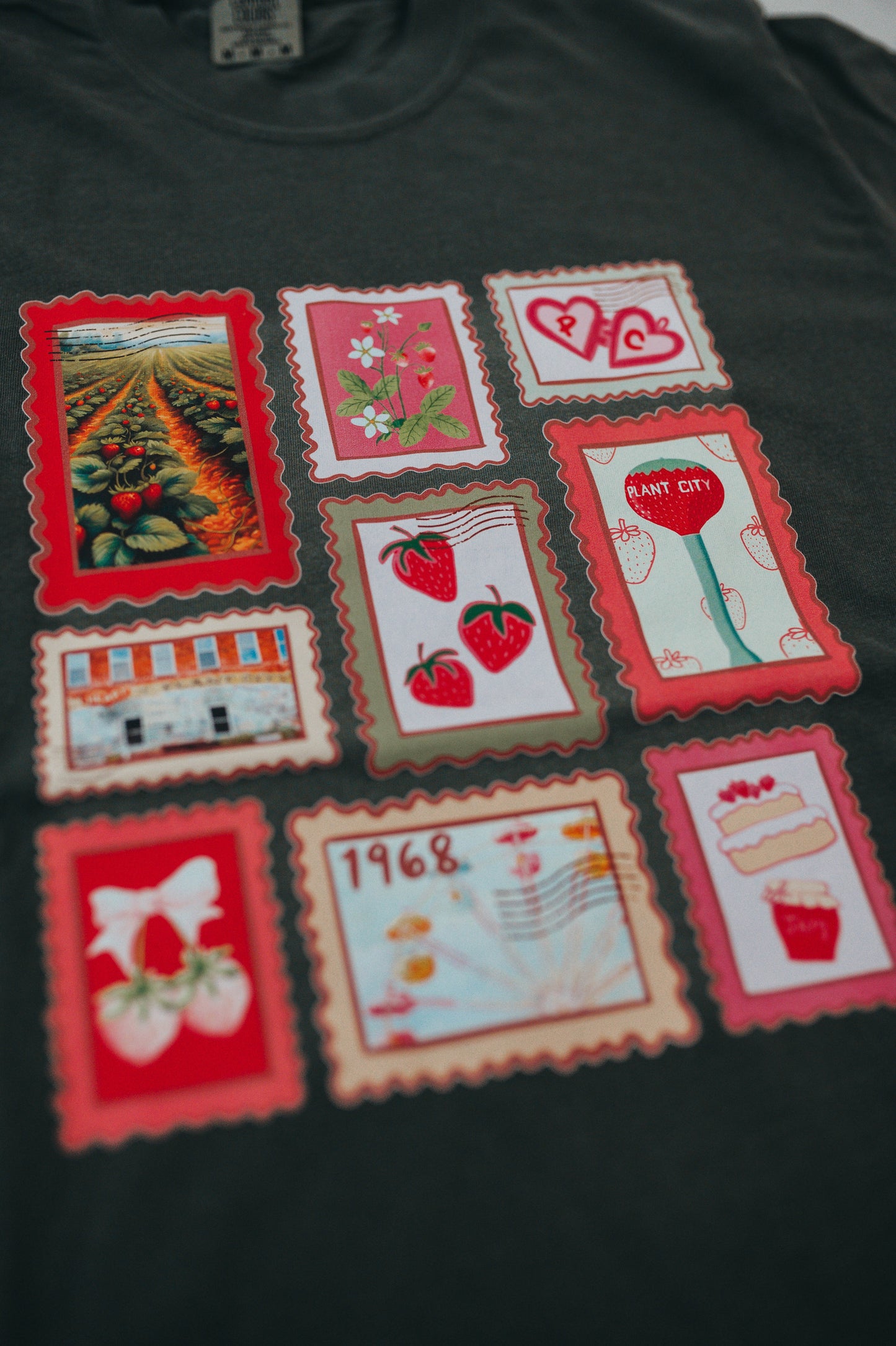 Strawberry Fest Stamp Tee