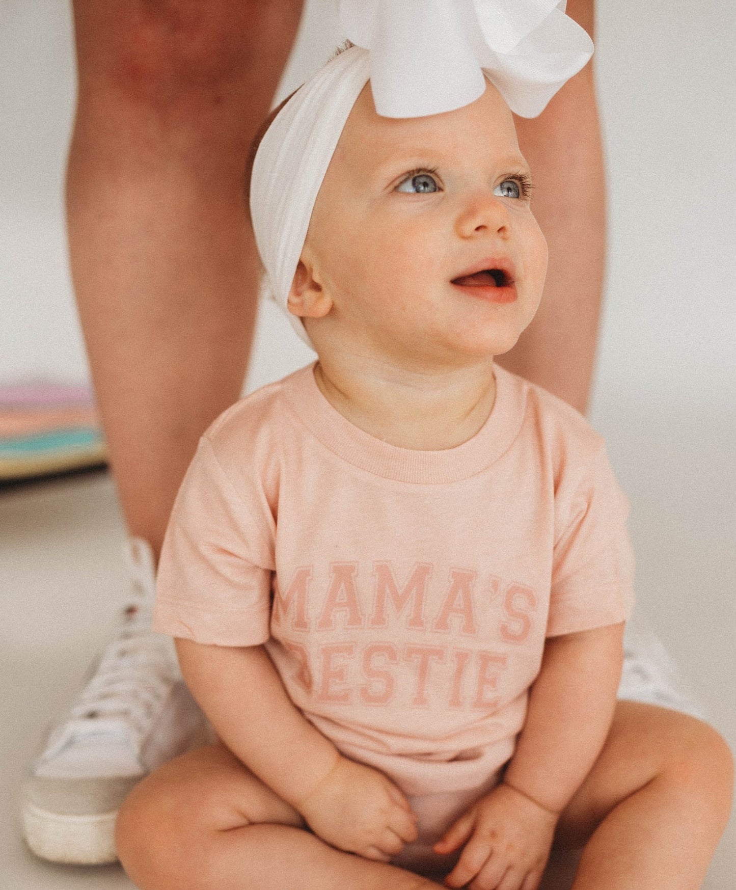 Mama's Bestie Kids Peachy Tee