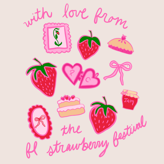 With Love from Strawberry Fest - Colorful