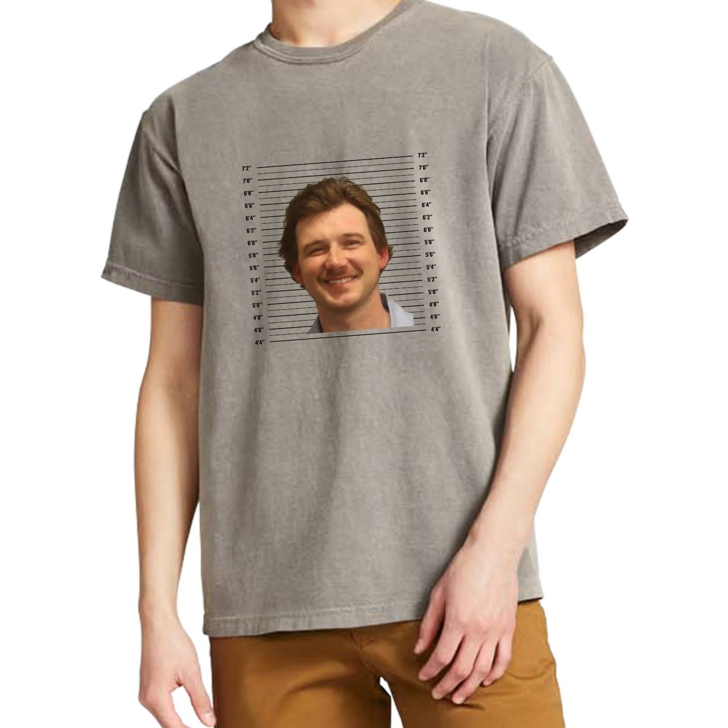 Morgan Wallen Mugshot Tee - No Writing