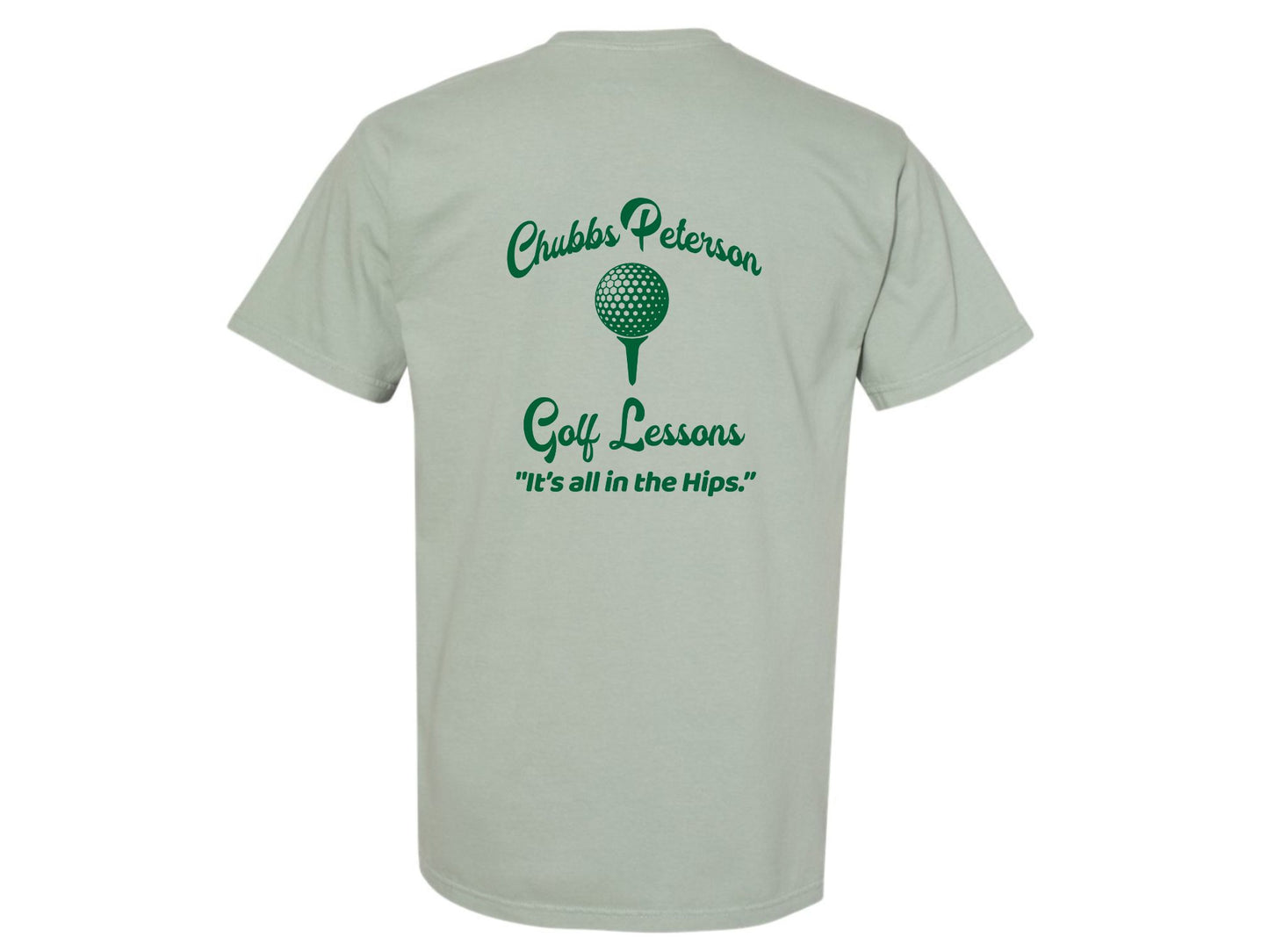 Green Chubbs Peterson Golf Lessons: Front & Back