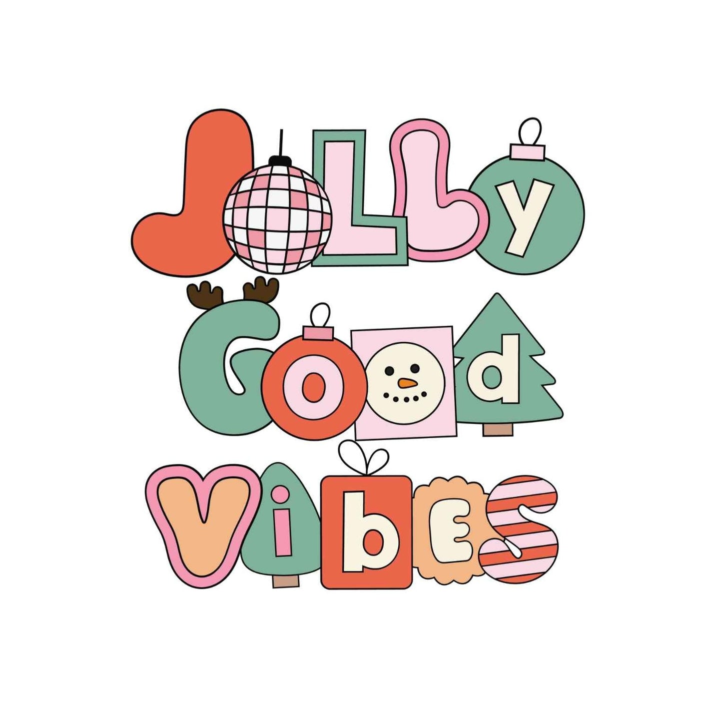 Jolly Good Vibes Tee & Crew