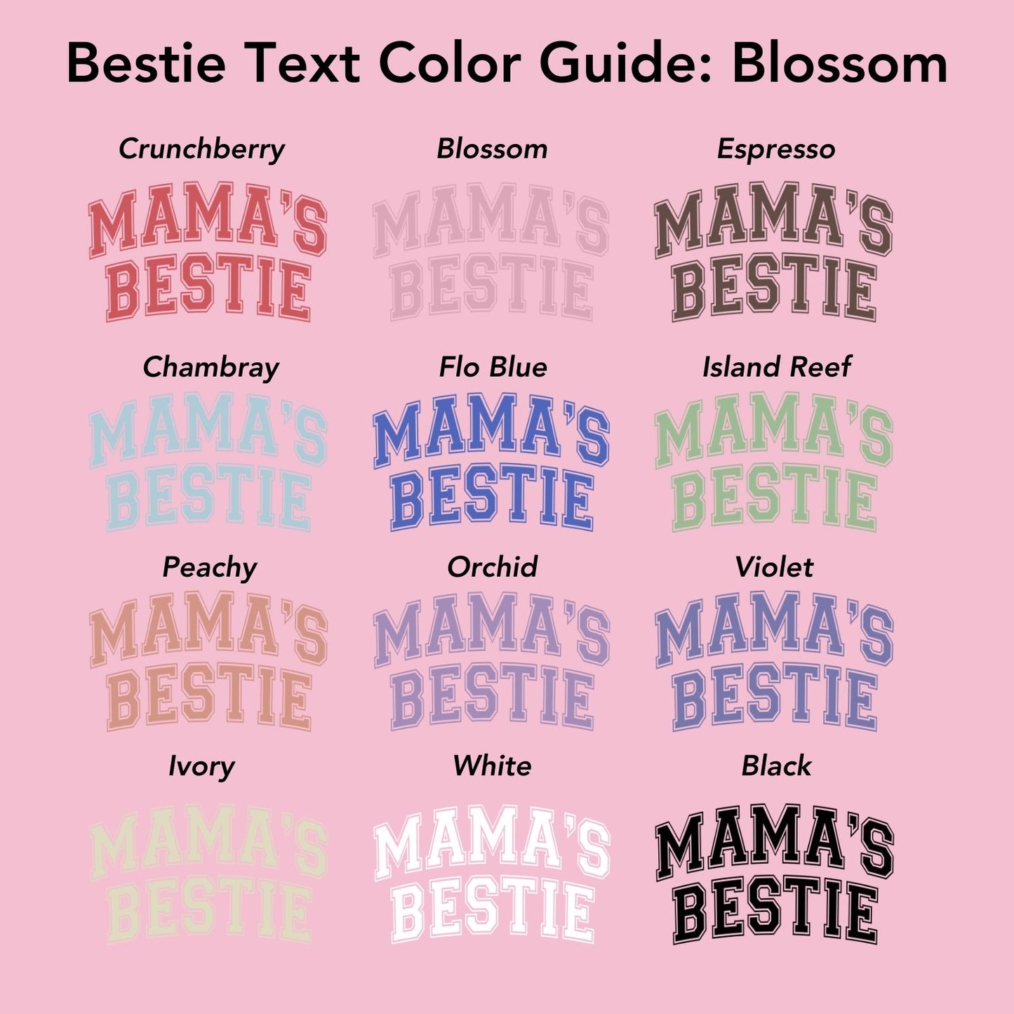 Mama's Bestie Kids Blossom Tee