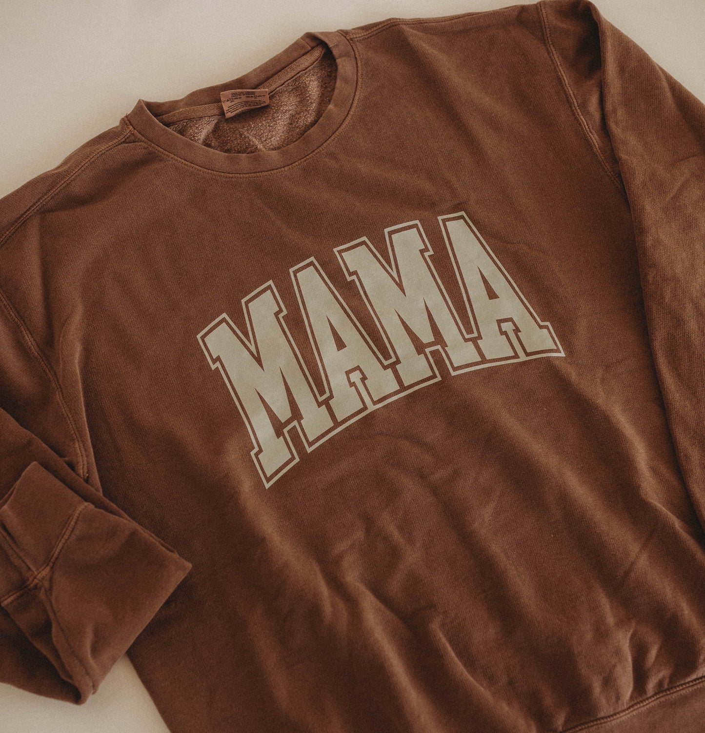 Mama Espresso Crew (Custom Text Color)