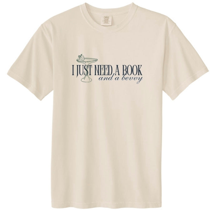 book & bevvy tee