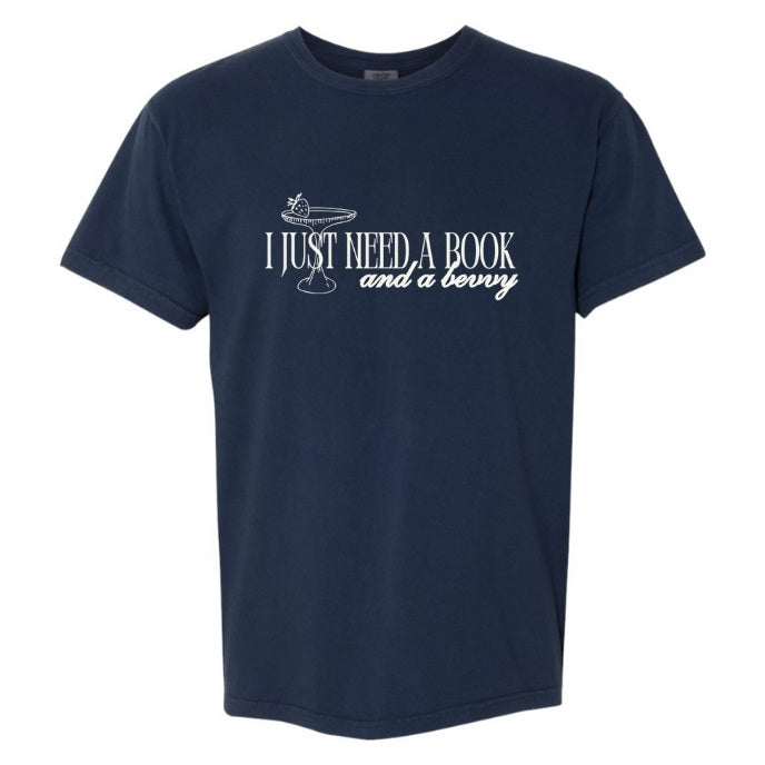 book & bevvy tee