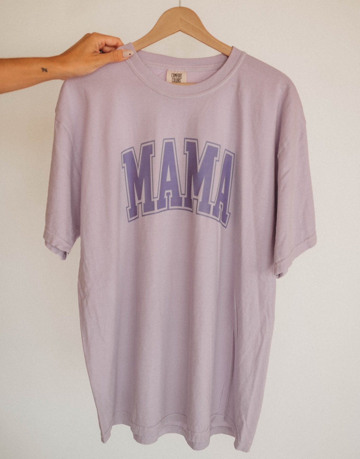 Mama Violet Tee (Custom Text Color)