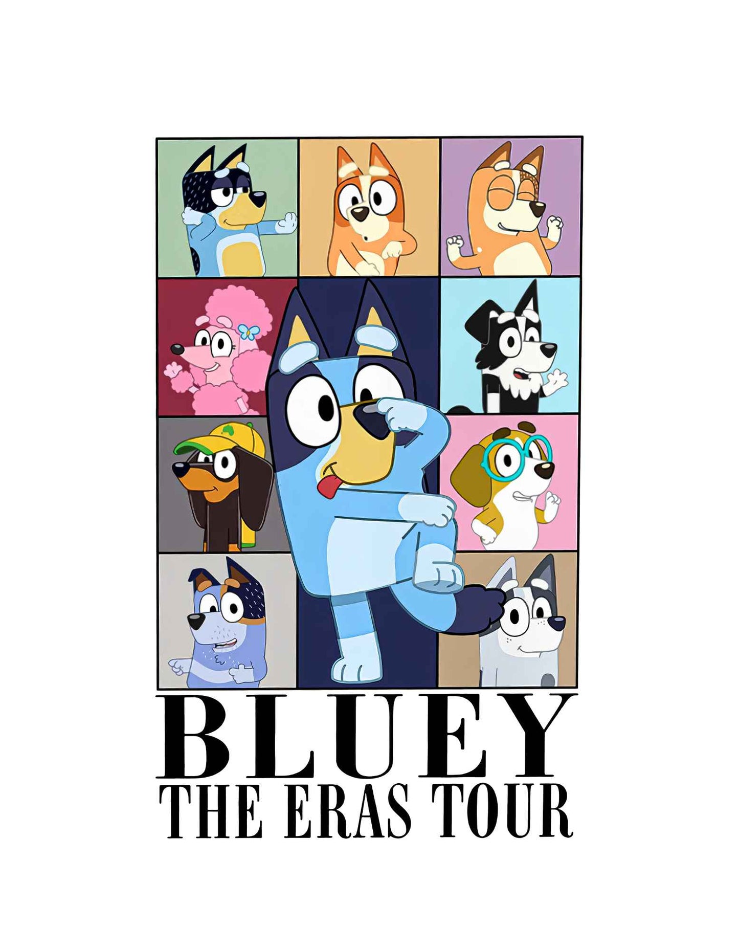 Bluey Eras Tour Tee