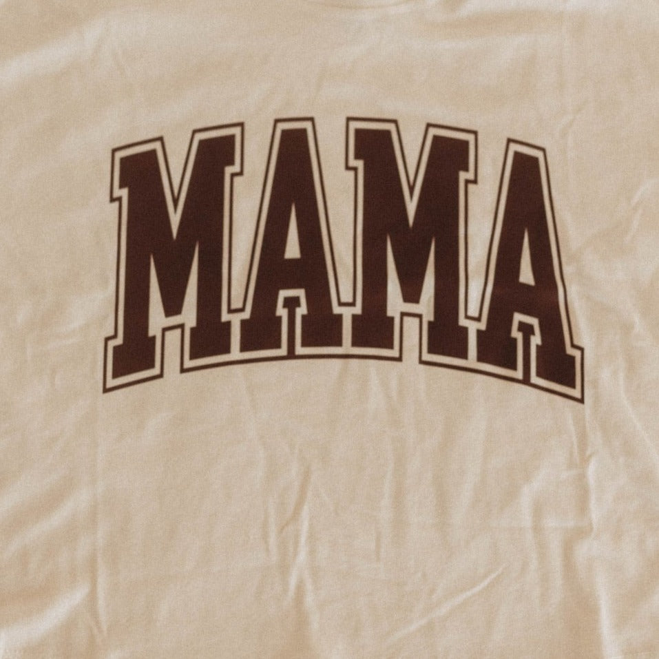 Mama Ivory Tee (Custom Text Color)