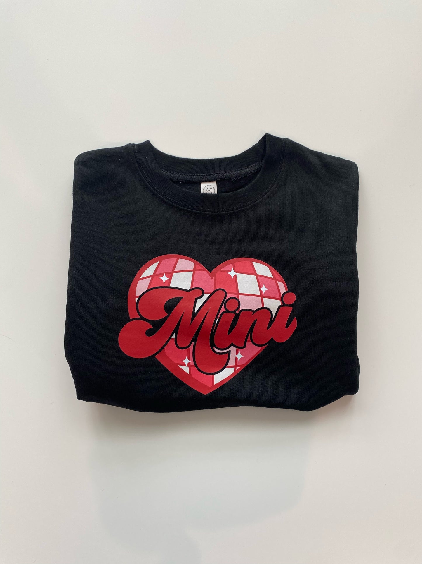 Mini Disco Heart Tee & Crew