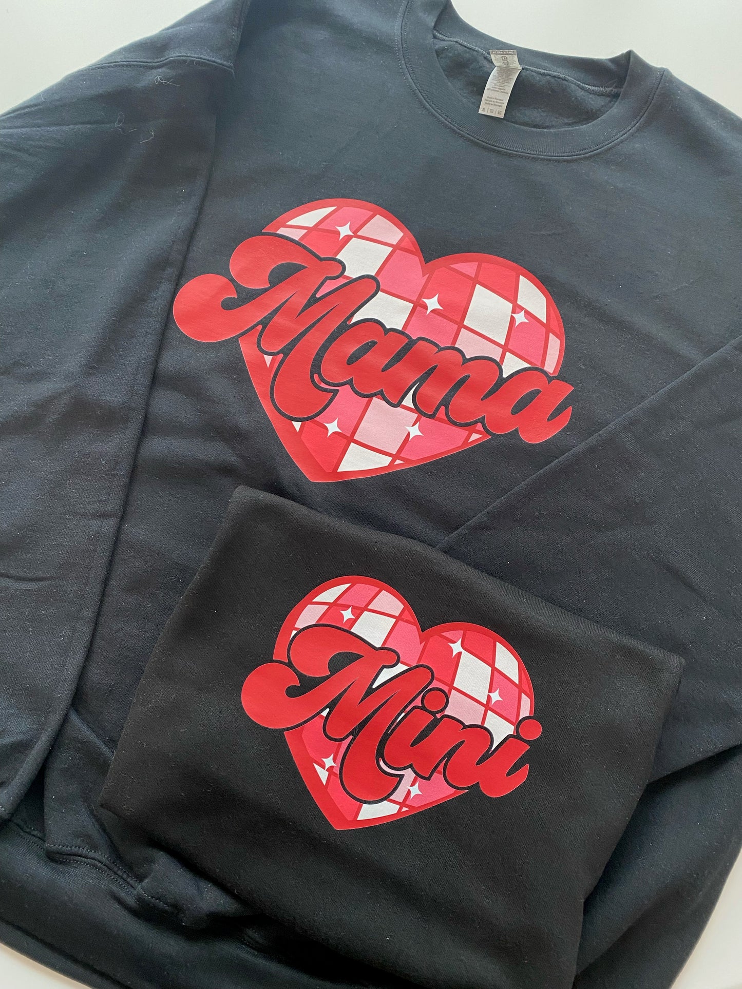 Mini Disco Heart Tee & Crew