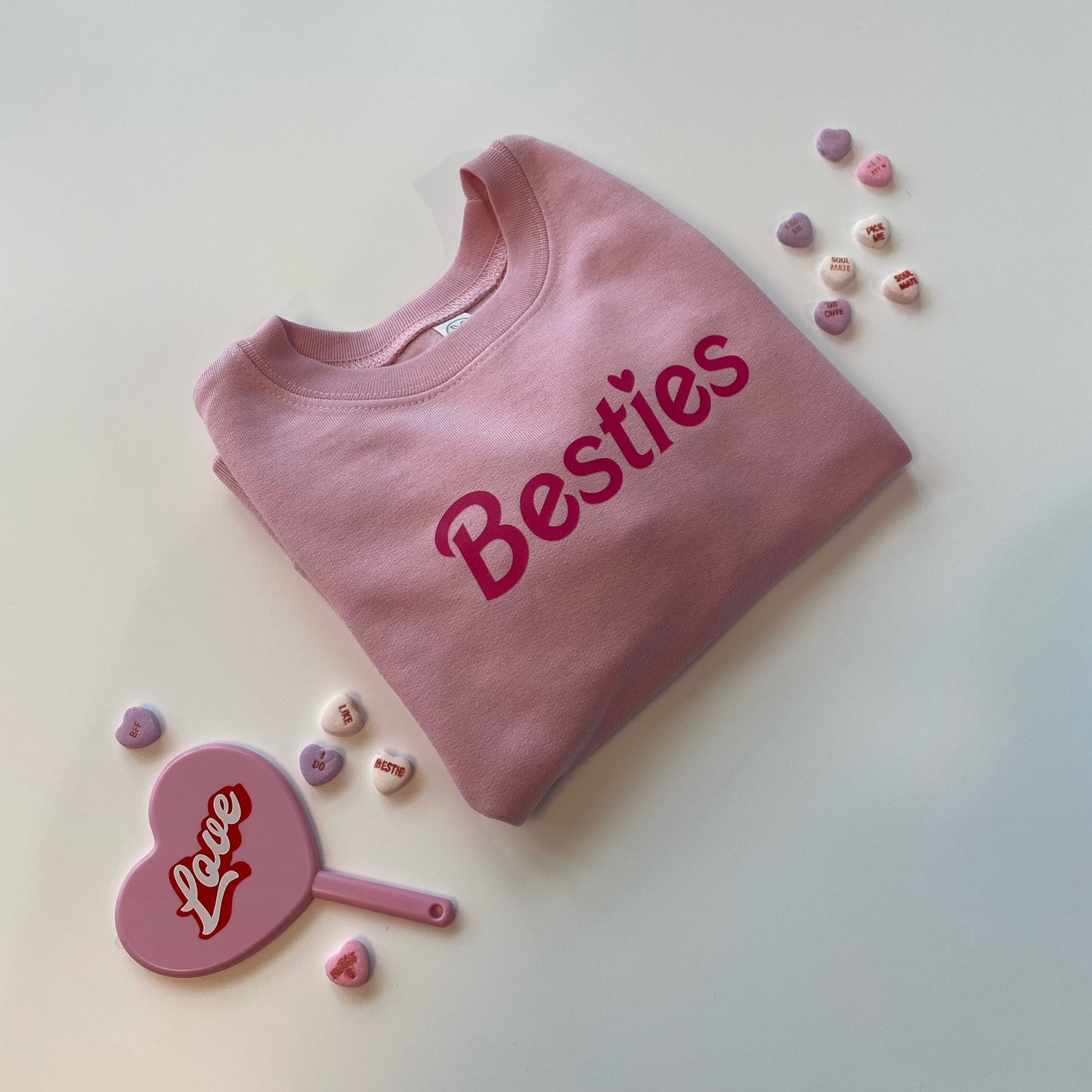 Besties Kids Tee & Crew (Pick a color combo!)