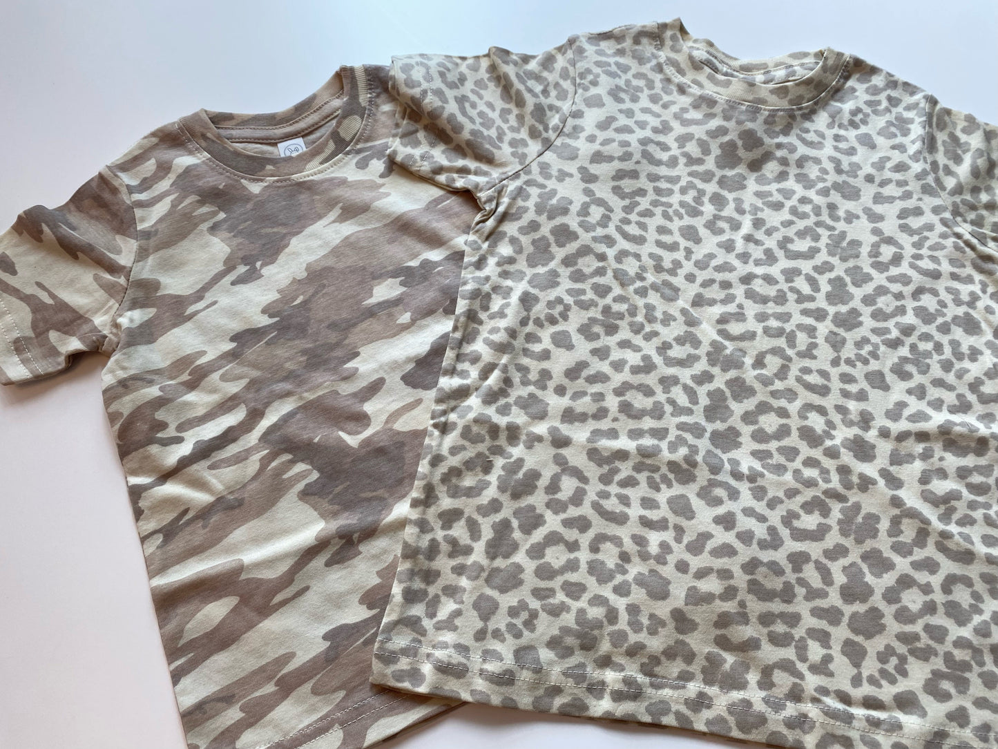 Choose-Your-Design Camo/Cheetah Tee - Kids