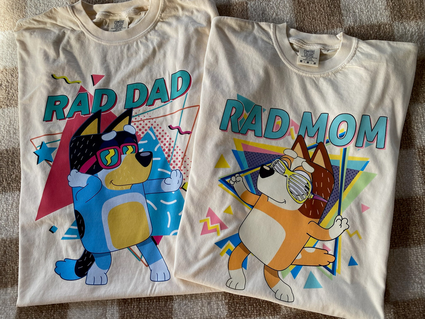 Rad Dad & Mom Bluey Tee