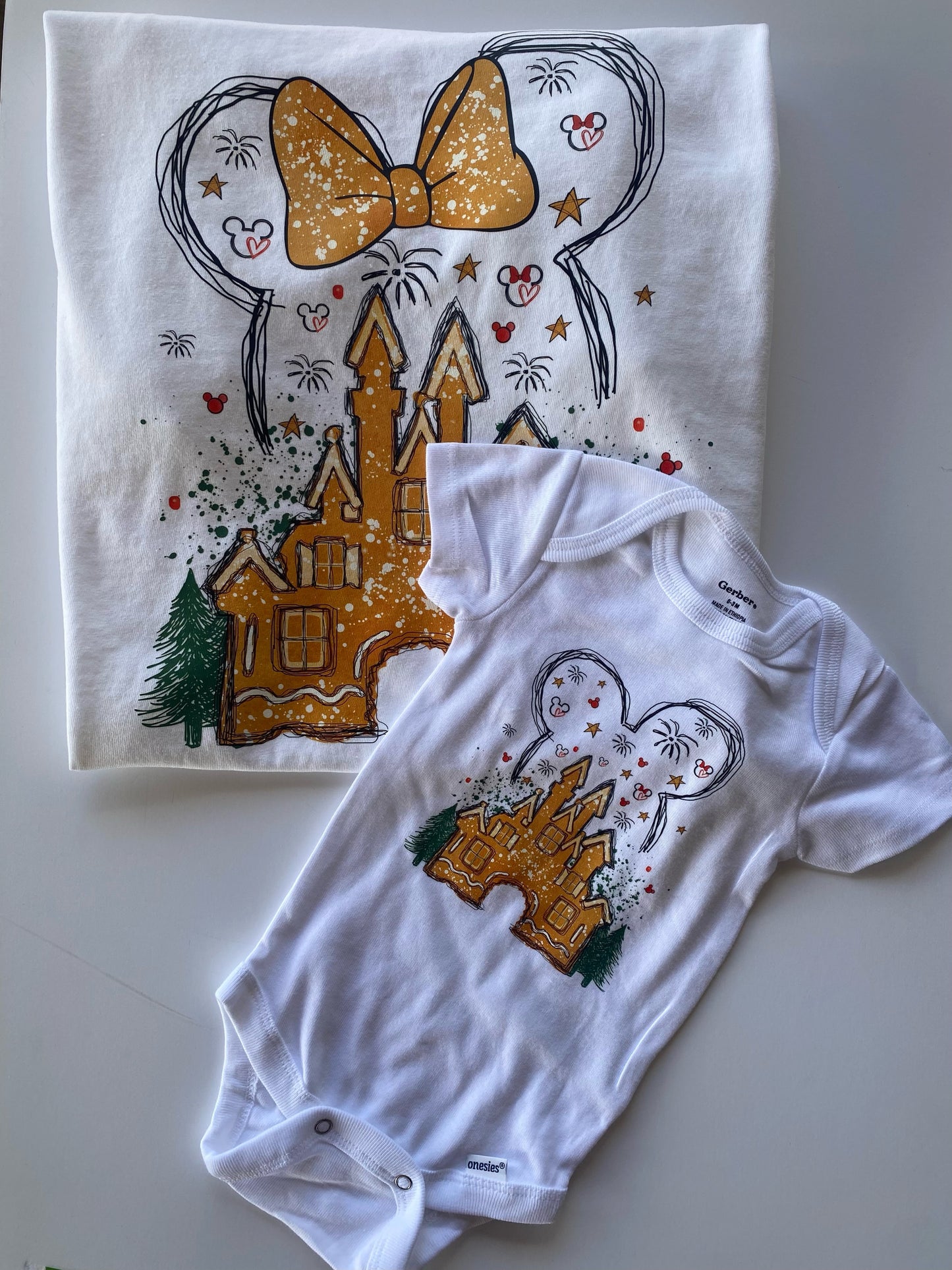 Disney Gingerbread Castle Tee & Crew