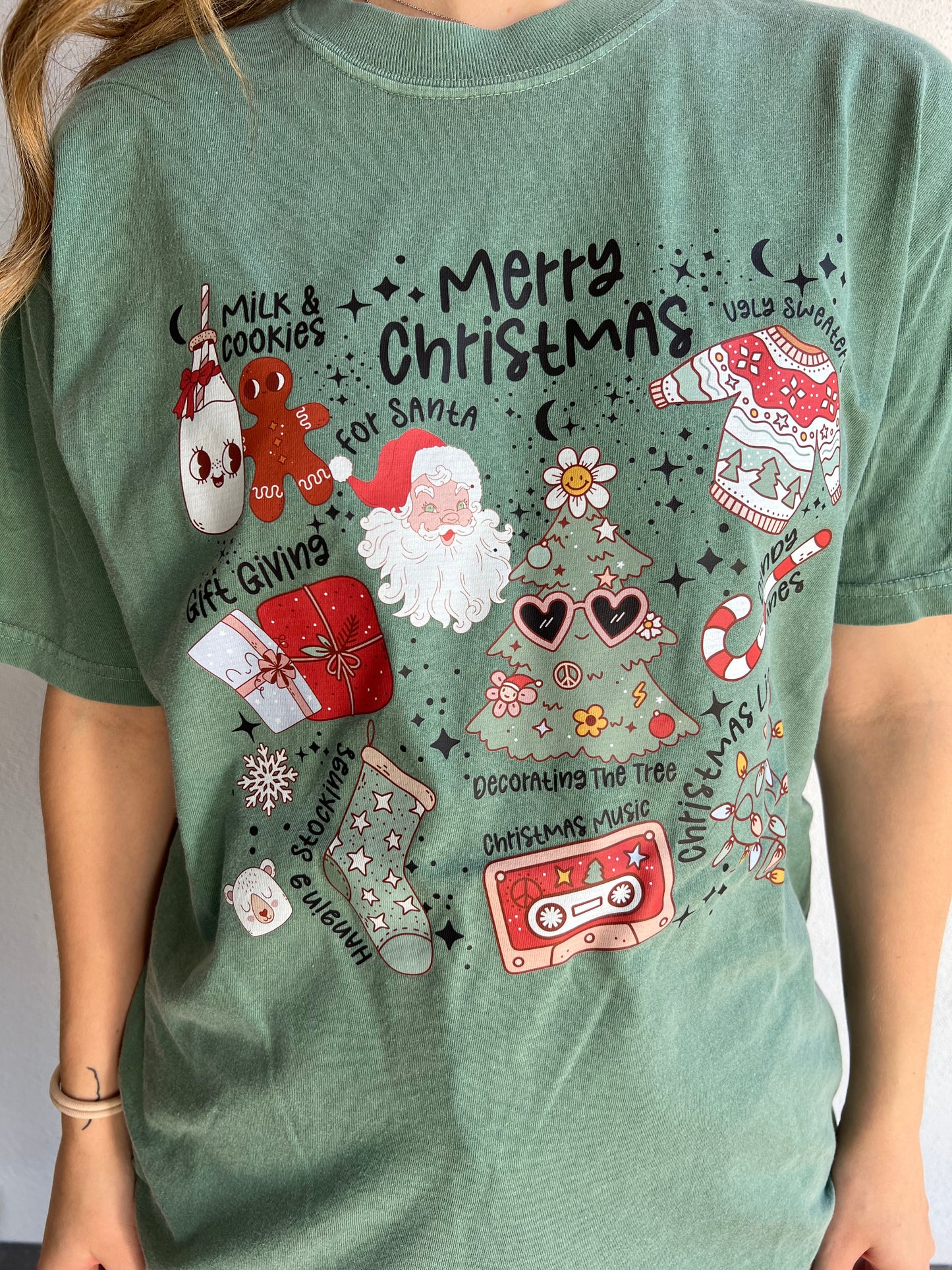 Retro Xmas Tee & Crew