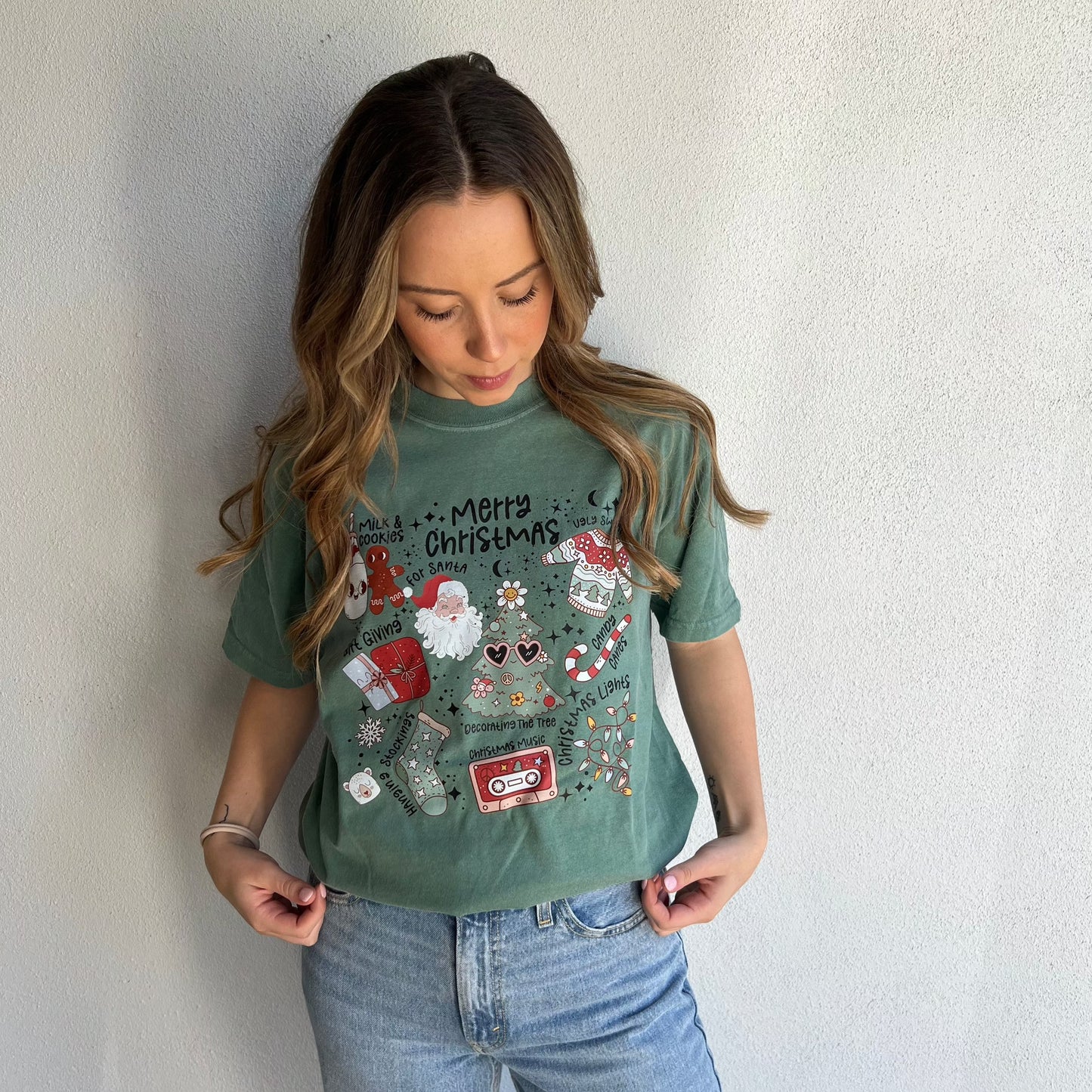 Retro Xmas Tee & Crew