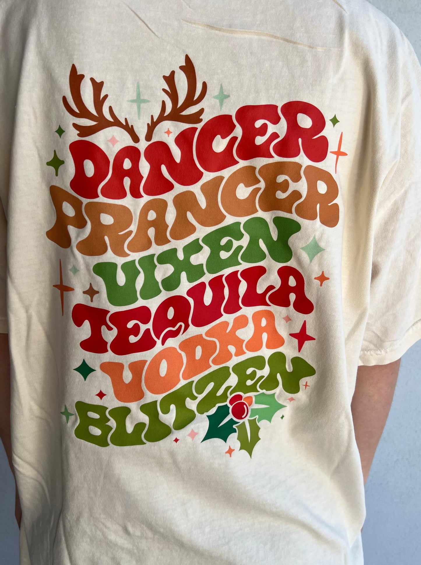 Reindeer Drinks Tee & Crew