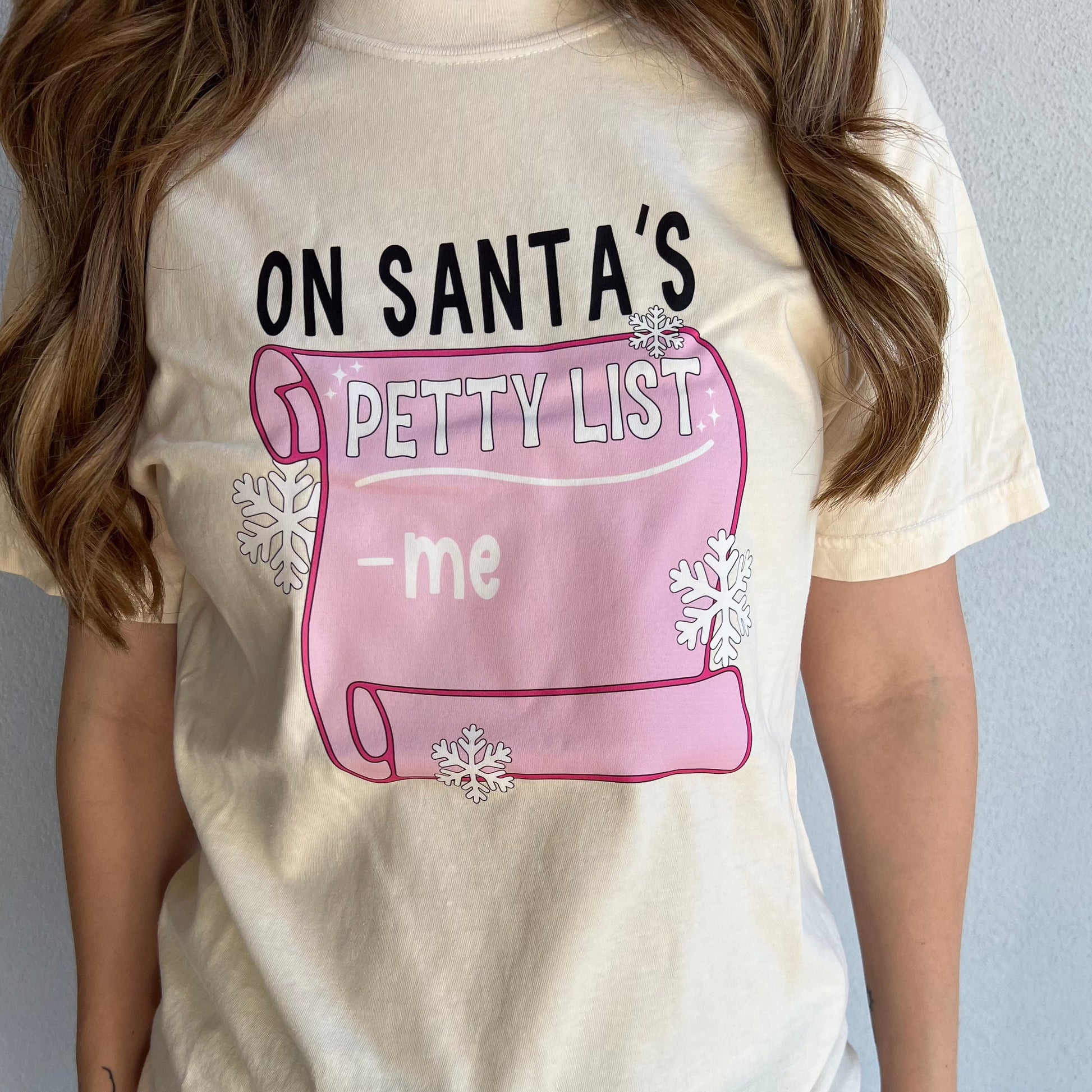 On Santa's Petty List Christmas Tee