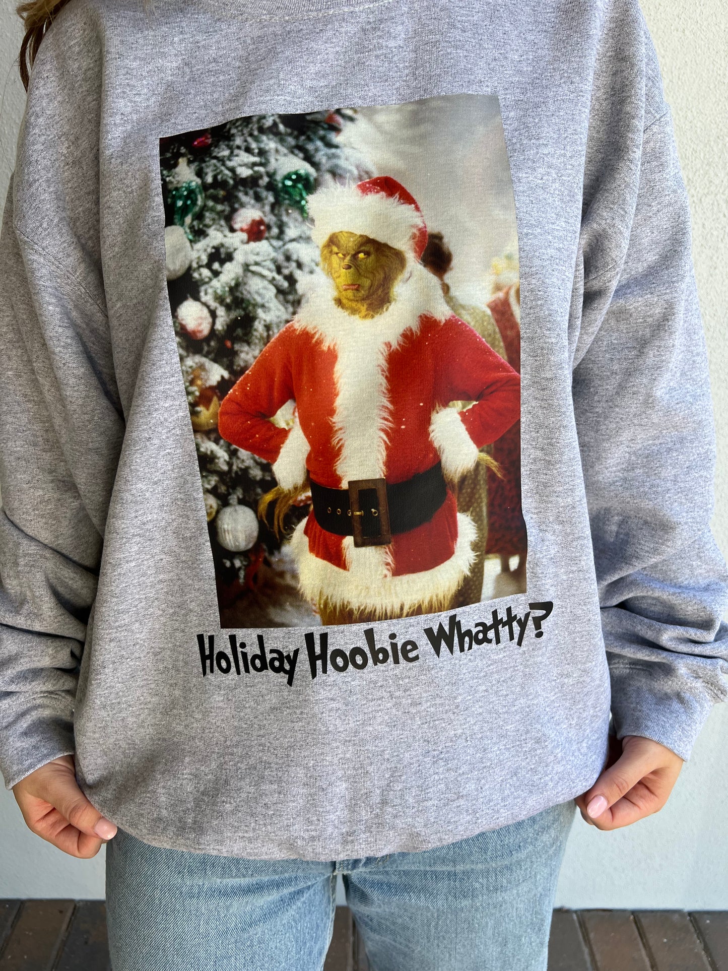 Grinch Holiday Hoobie Whatty Tee & Crew