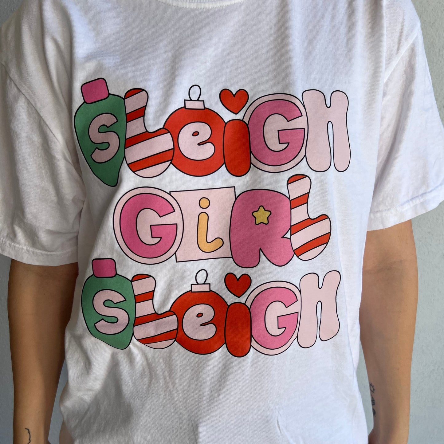 Sleigh Girl Tee & Crew