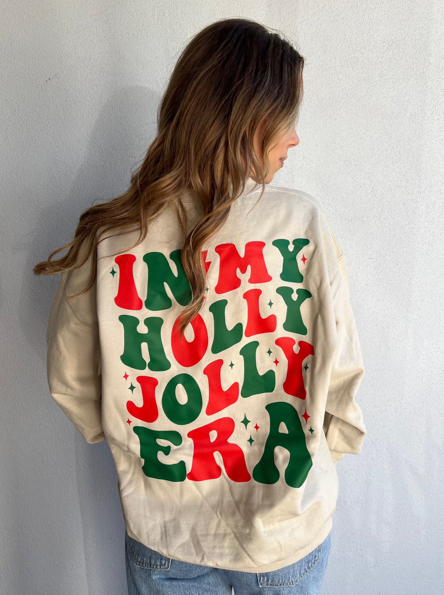 In My Holly Jolly Era Tee & Crew