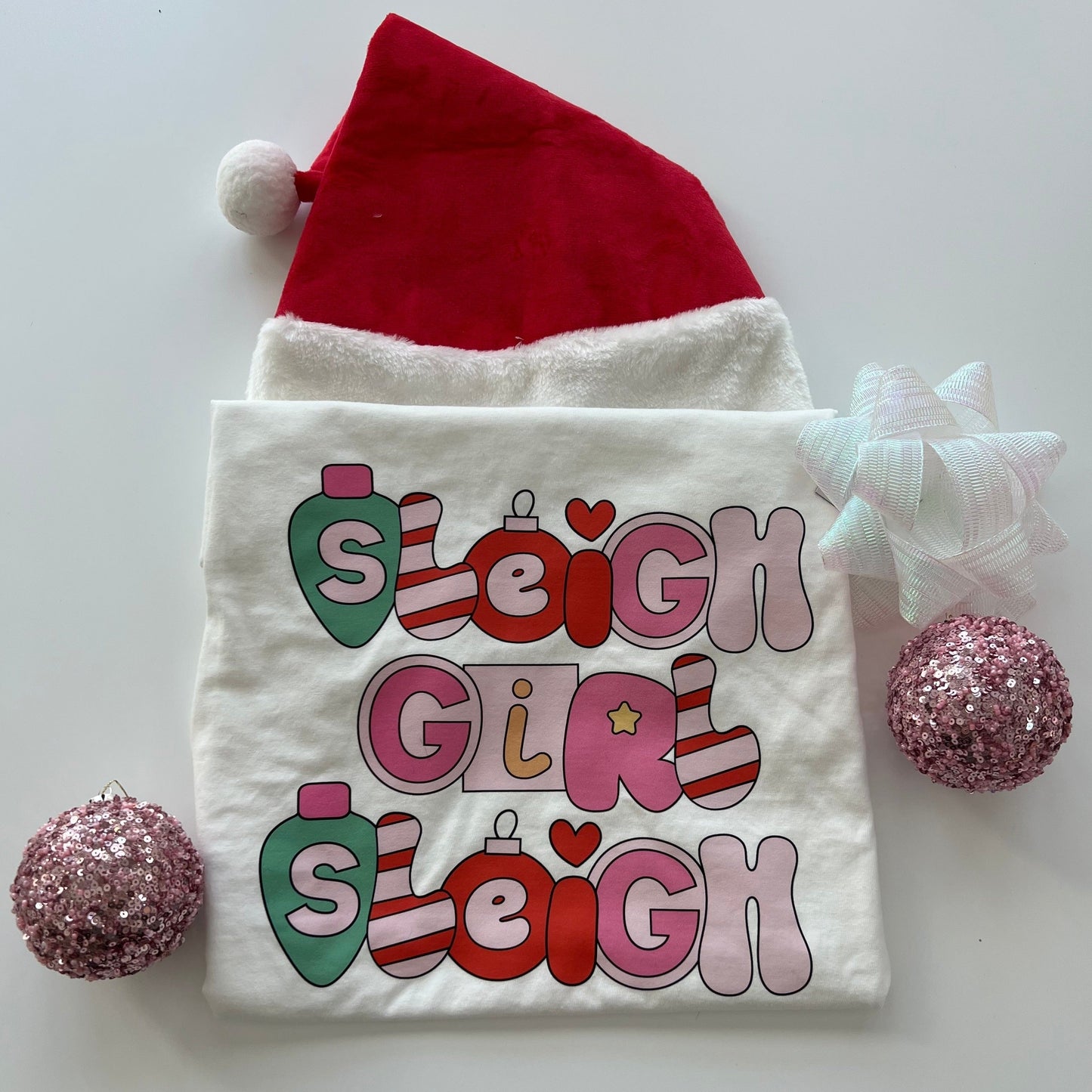 Sleigh Girl Tee & Crew