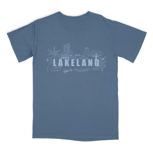 Emily Plank Lakeland Tee - Denim