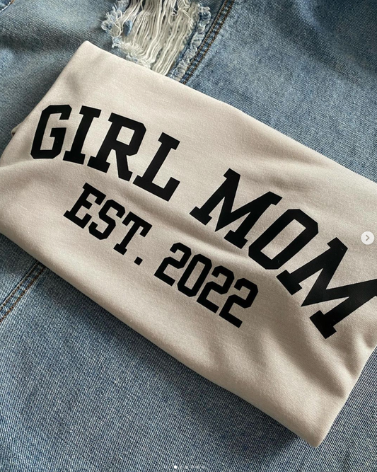 Girl Mom Varisty Tee