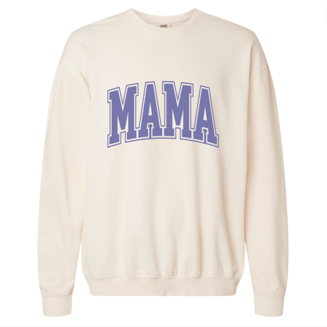 Mama Ivory Crew (Custom Text Color)