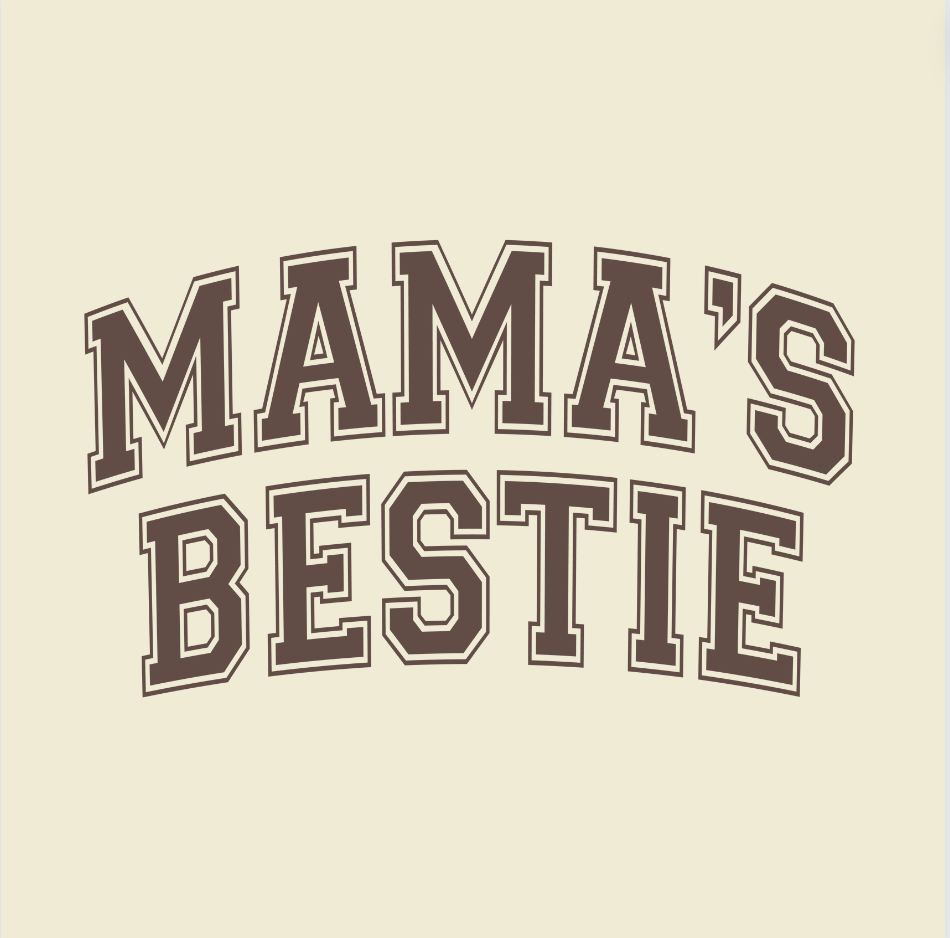 Mama's Bestie Kids Ivory Tee