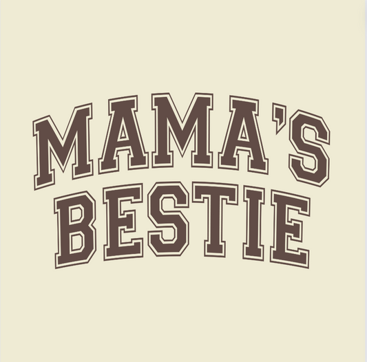 Mama's Bestie Kids Ivory Tee