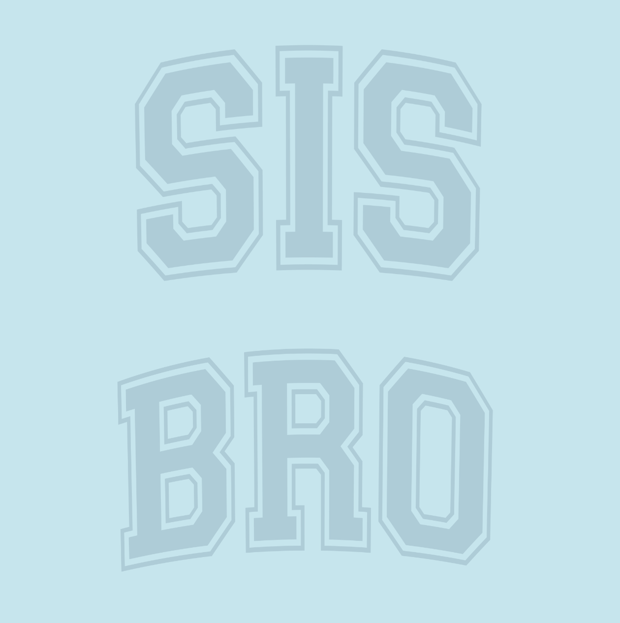 Sis/Bro Kids Chambray Tee