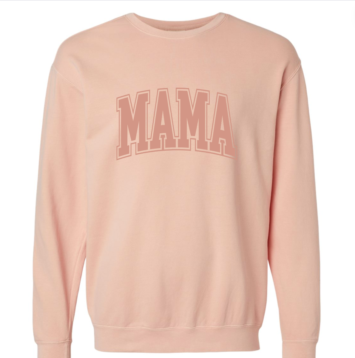 Mama Peachy Crew (Custom Text Color)